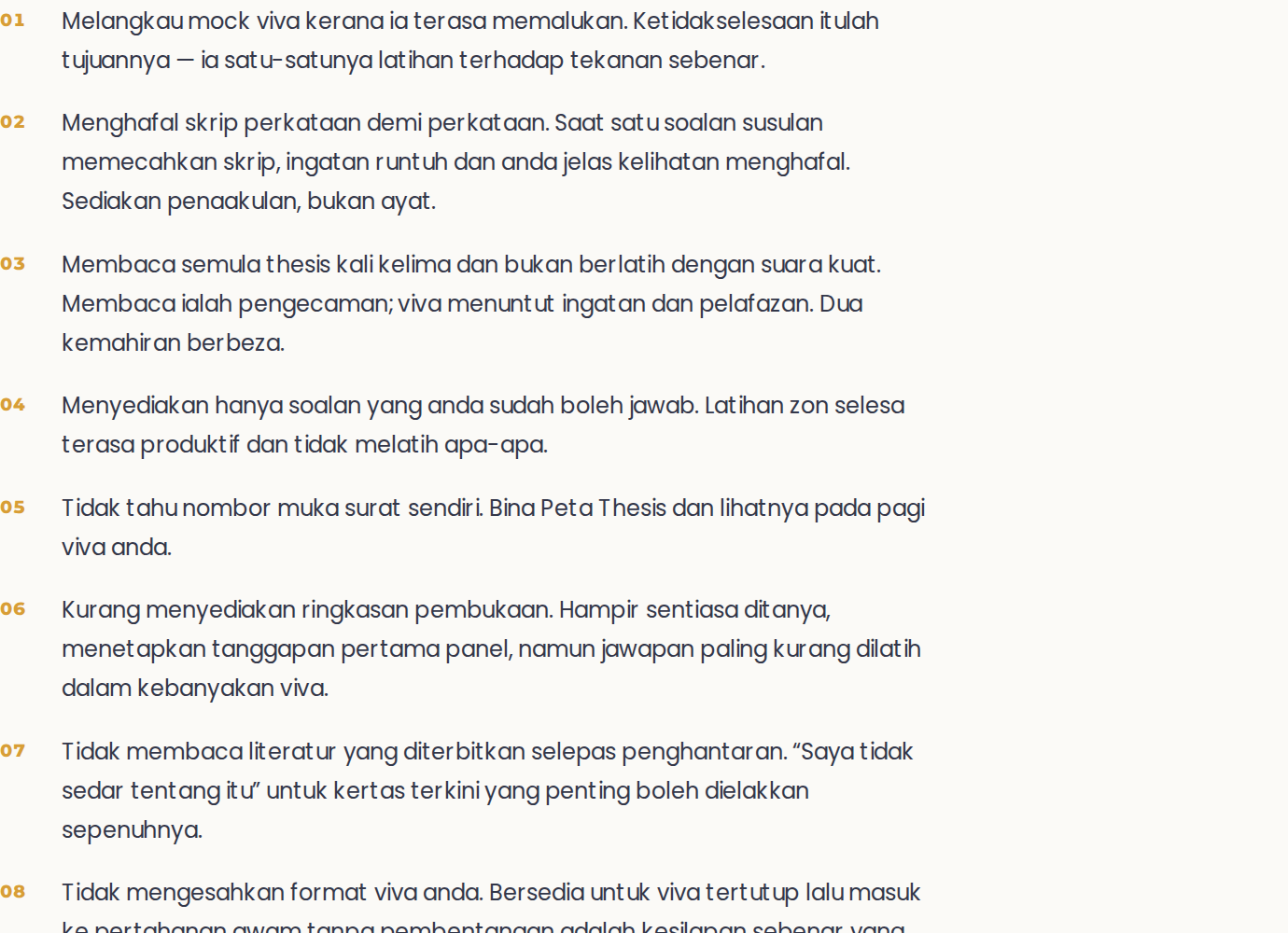 Senarai perangkap persediaan